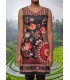 acheter robe tunique suedine ethnique fleurie 101 idées 382Y