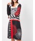 buy now dress tunic mandalas winter 101 idées 187Z clothes for women
