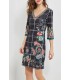 buy now dress tunic ethnic floral plus size 101 idées 4601PL clothes