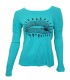 t-shirt top blusas inverno marca eden & orphee 1655VD estilo desigual