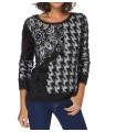 Sweater soft touch print 101 idées 8209W