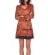 vestido tunica antelina 101 idées 231CMW ropa boho chic online